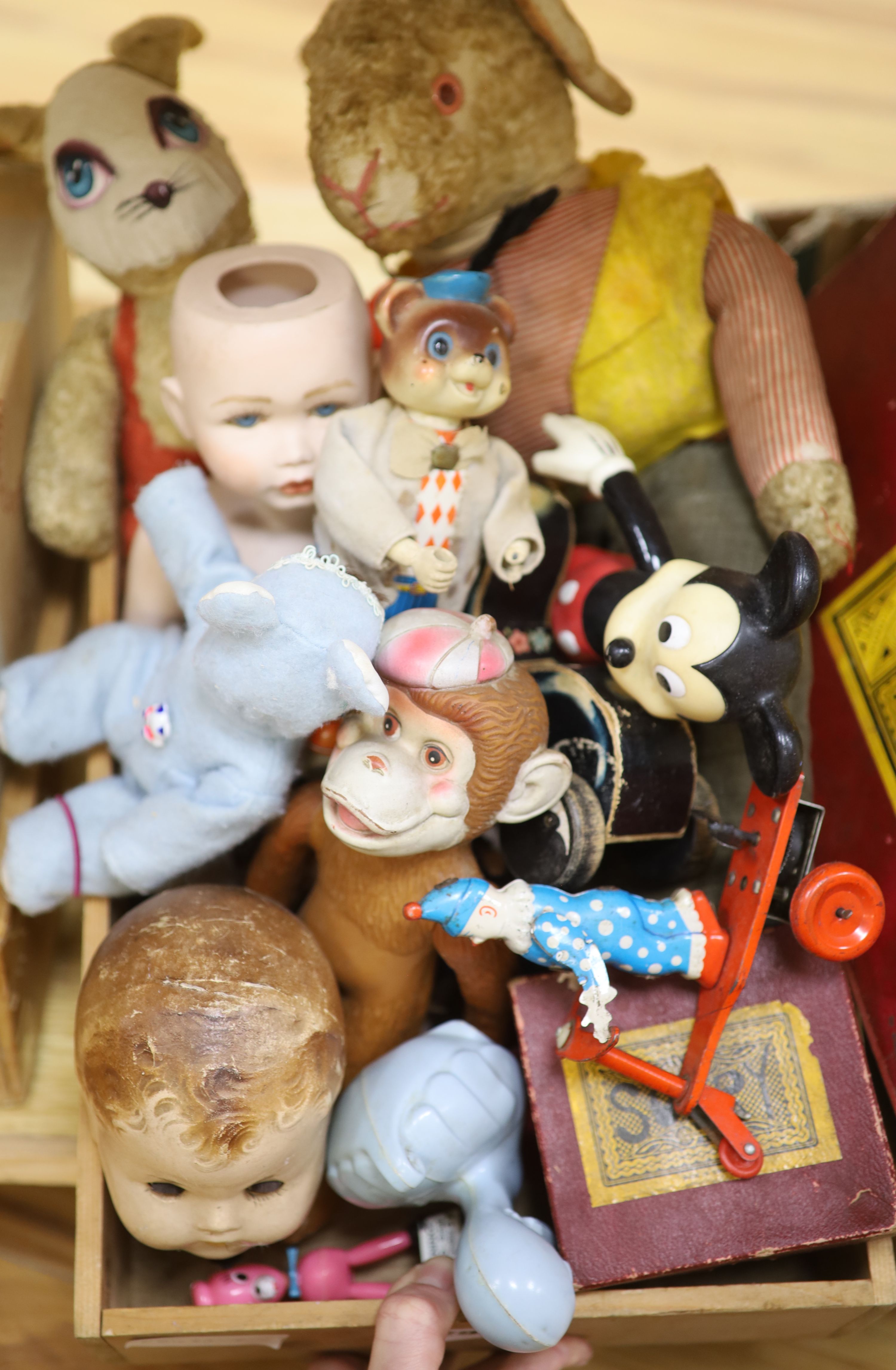 A mixed childrens toys